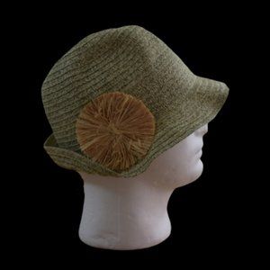 August Hats Flower Fedora Natural Green UPF 50+